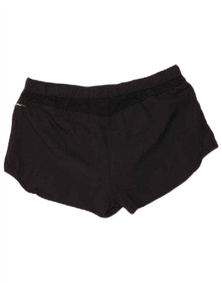 ADIDAS Mujer Supernova Sport Shorts UK 12 Mediano Negro Poliéster