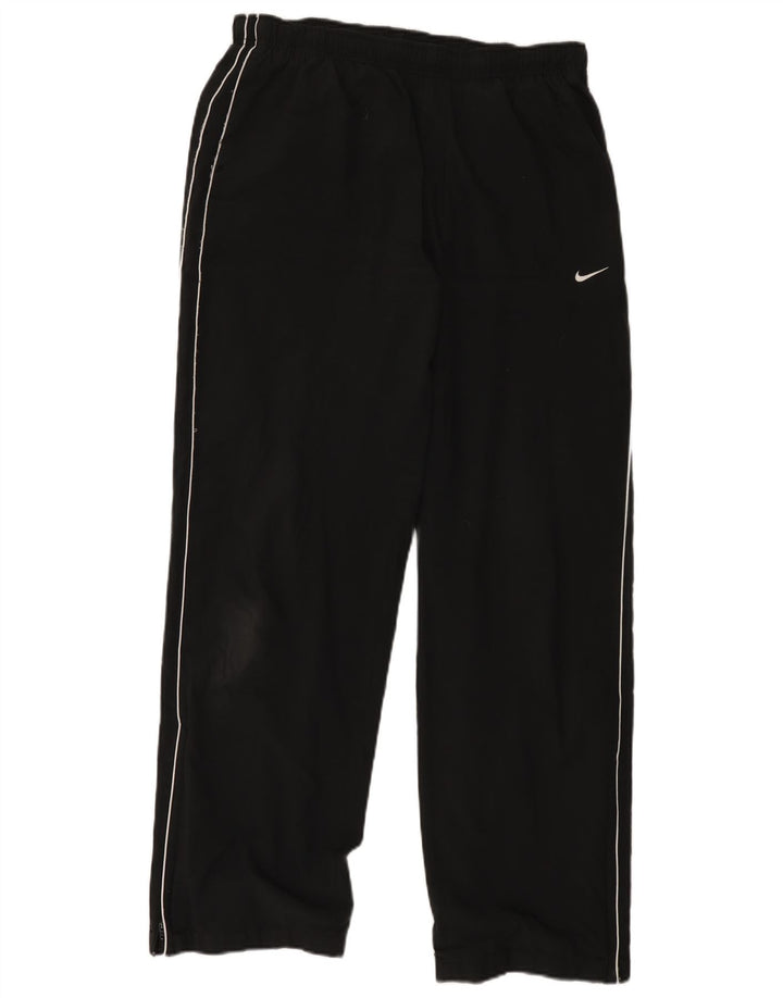 Nike - Pantalones de chándal para hombre, talla 34/36, talla grande, color negro, poliéster