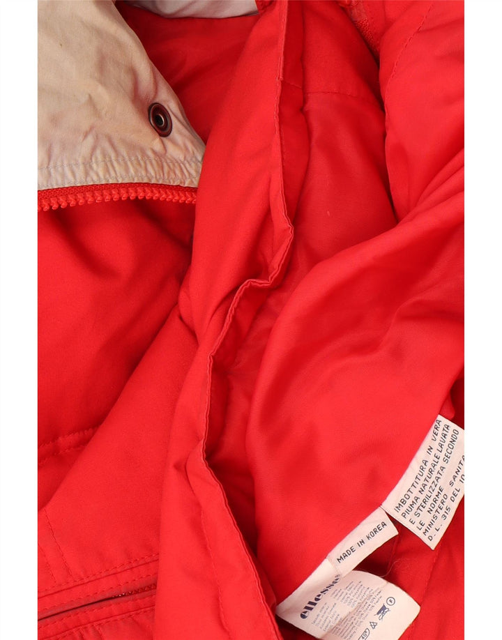 Ellesse Chaqueta acolchada para hombre UK 42 XL Algodón rojo