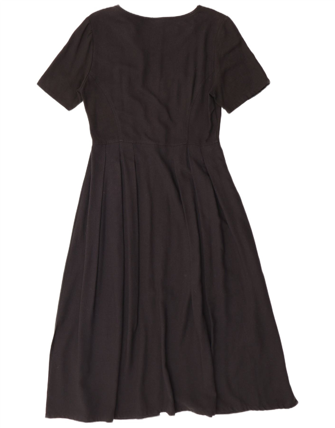 TREND Vestido largo para mujer UK 10 Small Viscosa negra