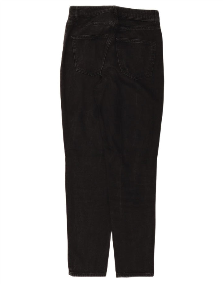 TOPSHOP Vaqueros Mom Tapered para Mujer W25 L29 Algodón Negro