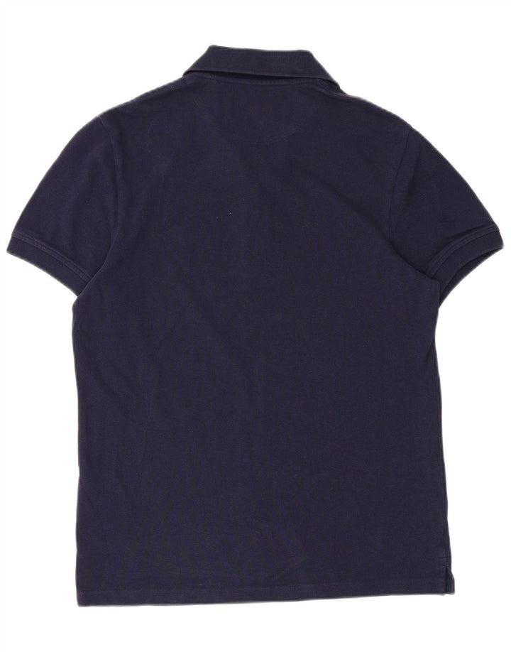 Lyle & Scott Polo para hombre pequeño de algodón azul marino
