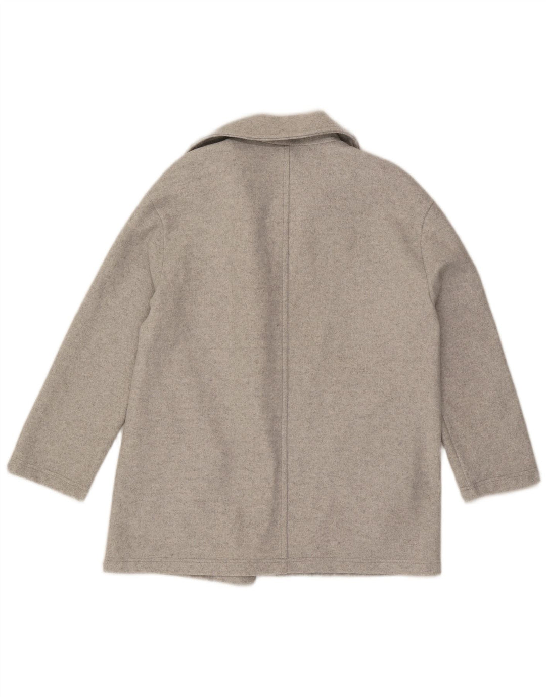 Zara Mujer Suéter Cárdigan Extragrande UK 44 Poliéster Gris Medio