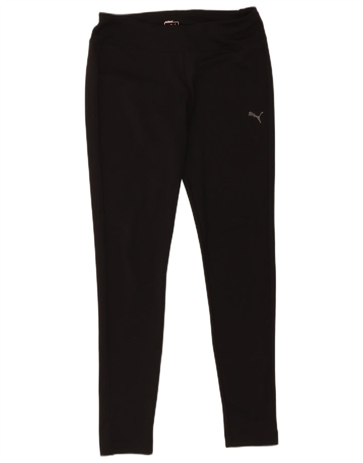 Puma Leggings para mujer UK 12 Mediano Negro Poliéster