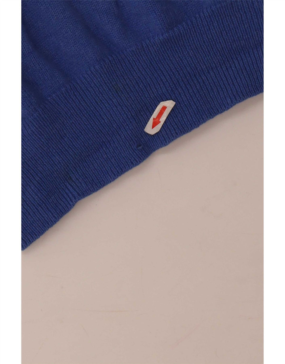 Fred Perry Hombre Jersey Con Cuello Y Cremallera De Lana Azul Medio