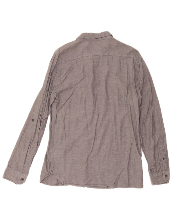 Camisa Levi's Hombre De Algodón Moteado Gris Medio