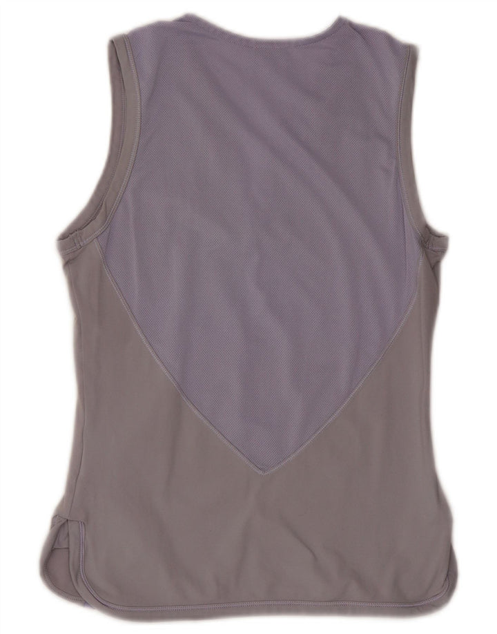 Nike - Camiseta sin mangas para mujer, talla 10/12, nailon morado mediano