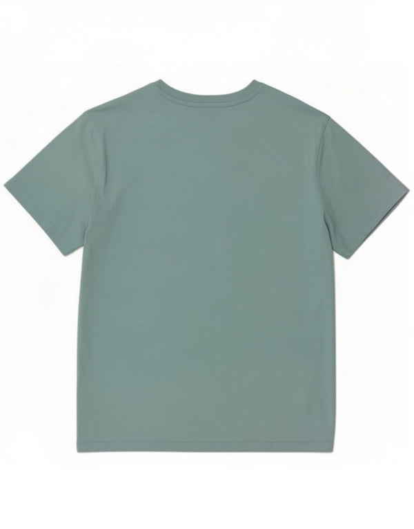 Champion Camiseta para hombre Top Medium Blue Colourblock Cotton