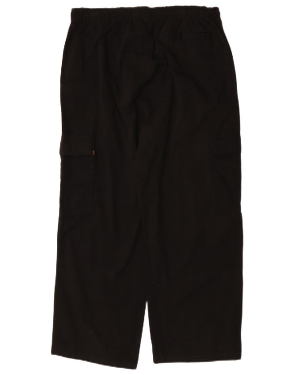 Farah Pantalones Cargo De Pierna Ancha Para Mujer Grande W34 L27 Negro