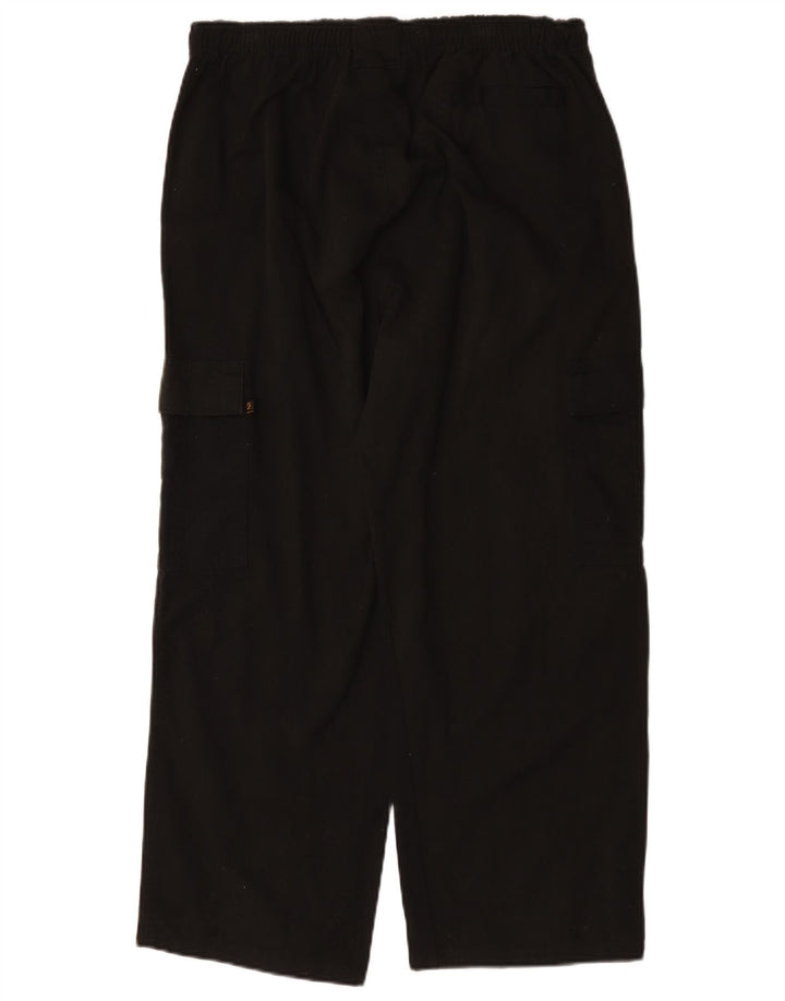 Farah Pantalones Cargo De Pierna Ancha Para Mujer Grande W34 L27 Negro