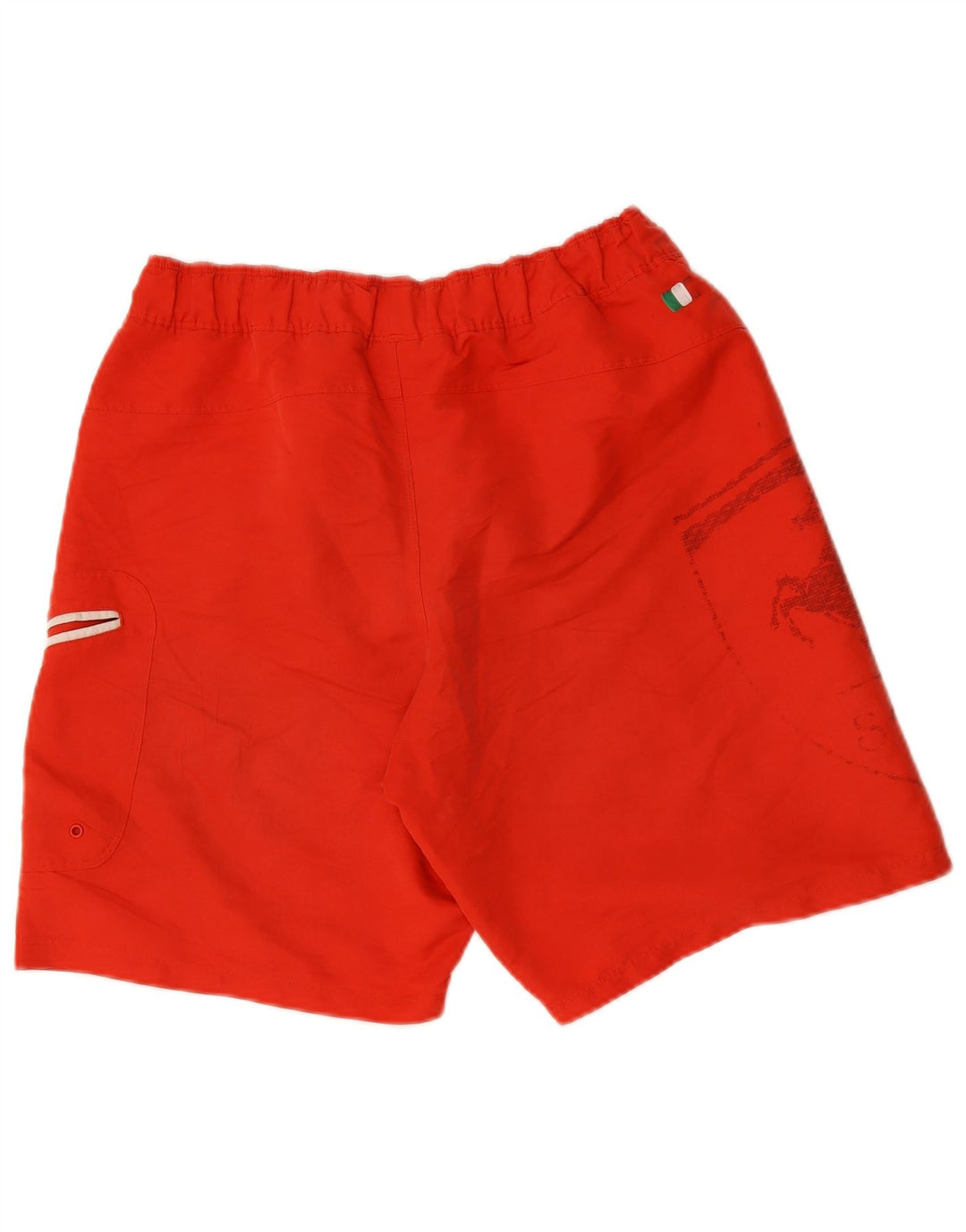Puma Hombre Ferrari Graphic Bañador Shorts Mediano Rojo Poliéster