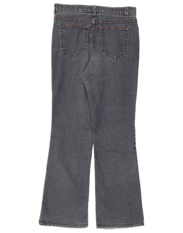 Marks & Spencer Vaqueros Bootcut para Mujer UK 12 Medium W30 L30 Algodón Azul