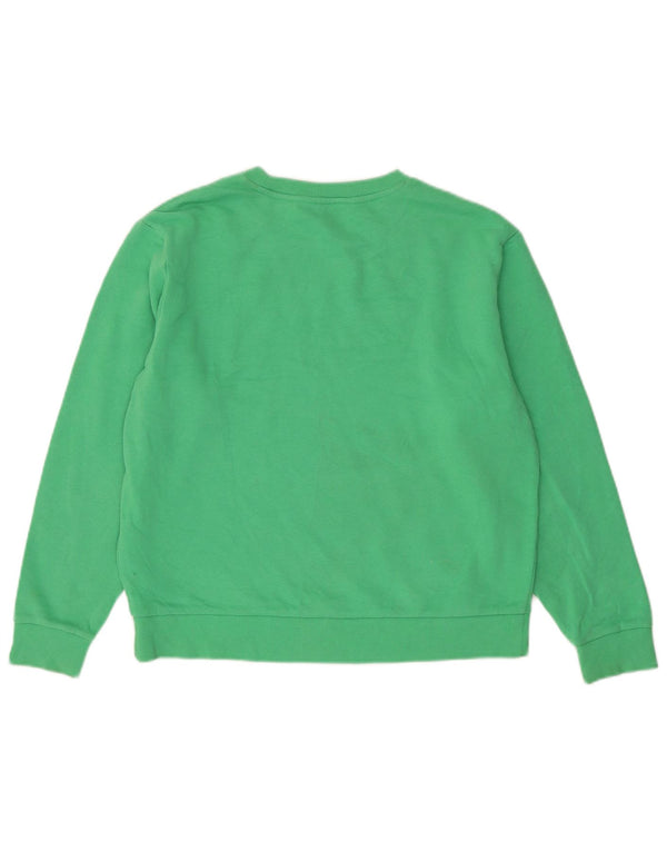Marks & Spencer - Sudadera extragrande para mujer, talla 10, algodón verde pequeño