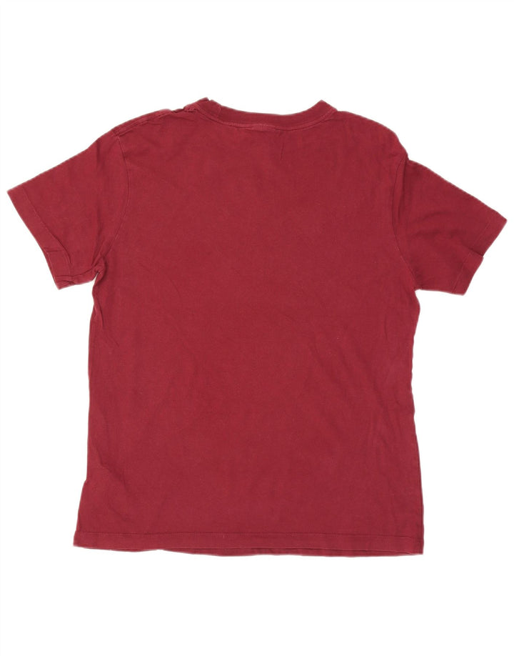 Nike Camiseta gráfica para hombre Top pequeño de algodón granate