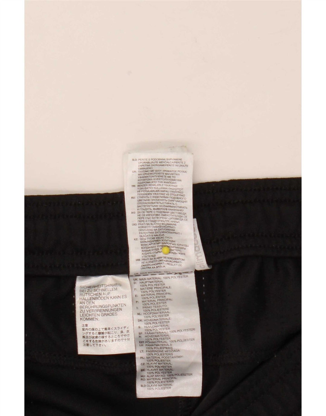 Adidas Mens Climacool Chándal Pantalones Pequeños Negro Poliéster