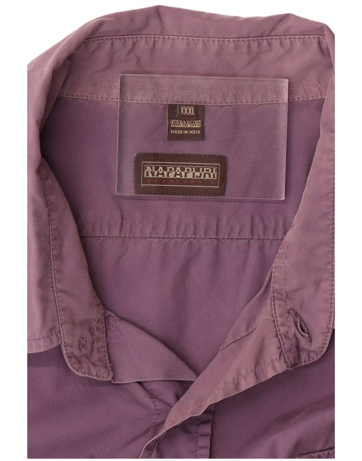 NAPAPIJRI Camisa gráfica para hombre 3XL Algodón morado
