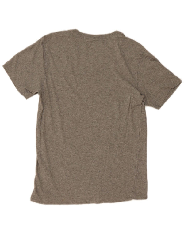 Camiseta Nike Hombre Top XS Algodón moteado gris