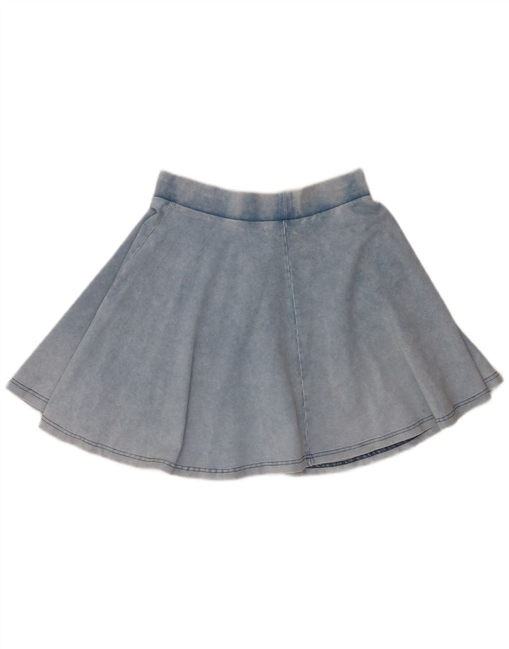 Topshop Falda vaquera para mujer UK 12 Medium W28 Algodón azul