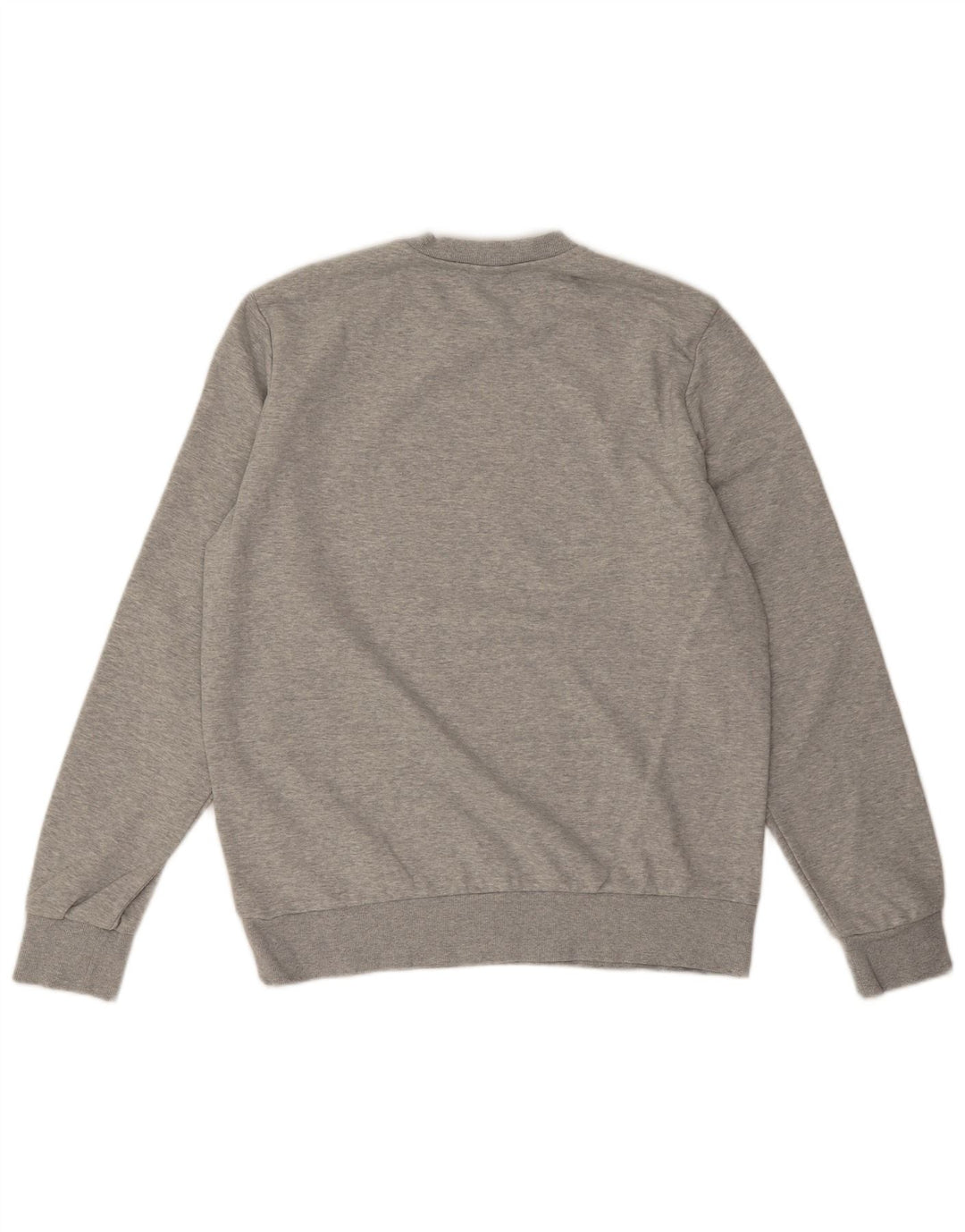 Diesel Hombre Sudadera Gráfica Jersey Grande De Algodón Moteado Gris