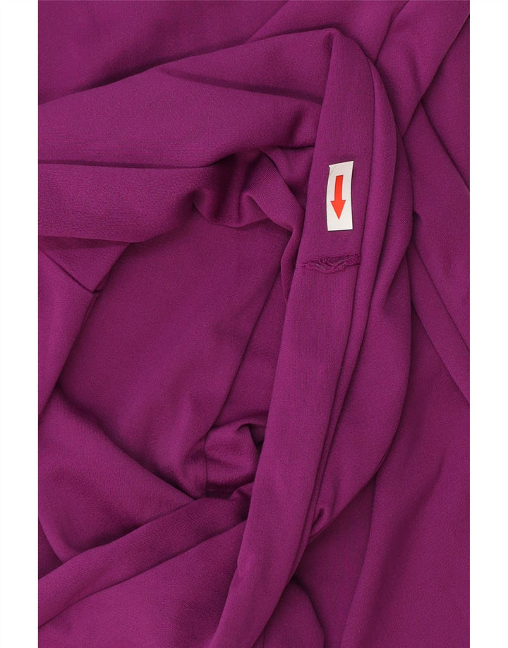 Nike Dri Fit - Chándal con cremallera y cuello para mujer, talla S, color morado