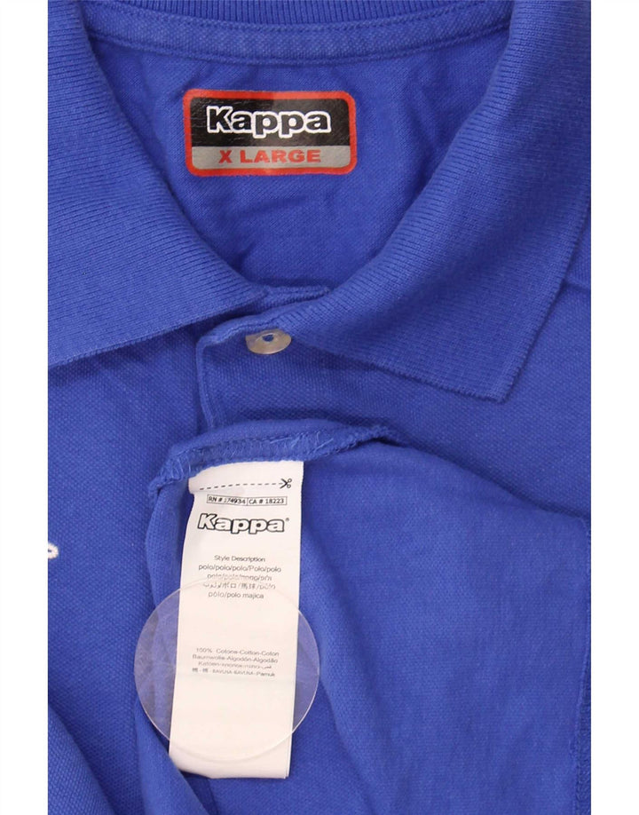 Kappa Polo Hombre XL Algodón Azul