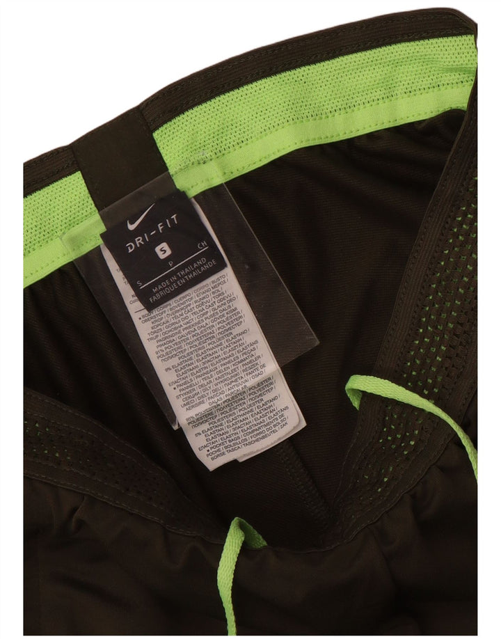 Nike Dri Fit - Pantalones de chándal para hombre, color caqui, poliéster geométrico