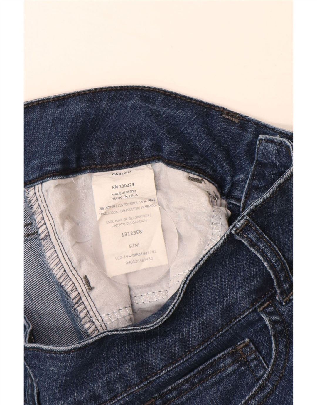 LEE Vaqueros Capri de Ajuste Holgado para Mujer US 8 Mediano W28 L18 Algodón Azul