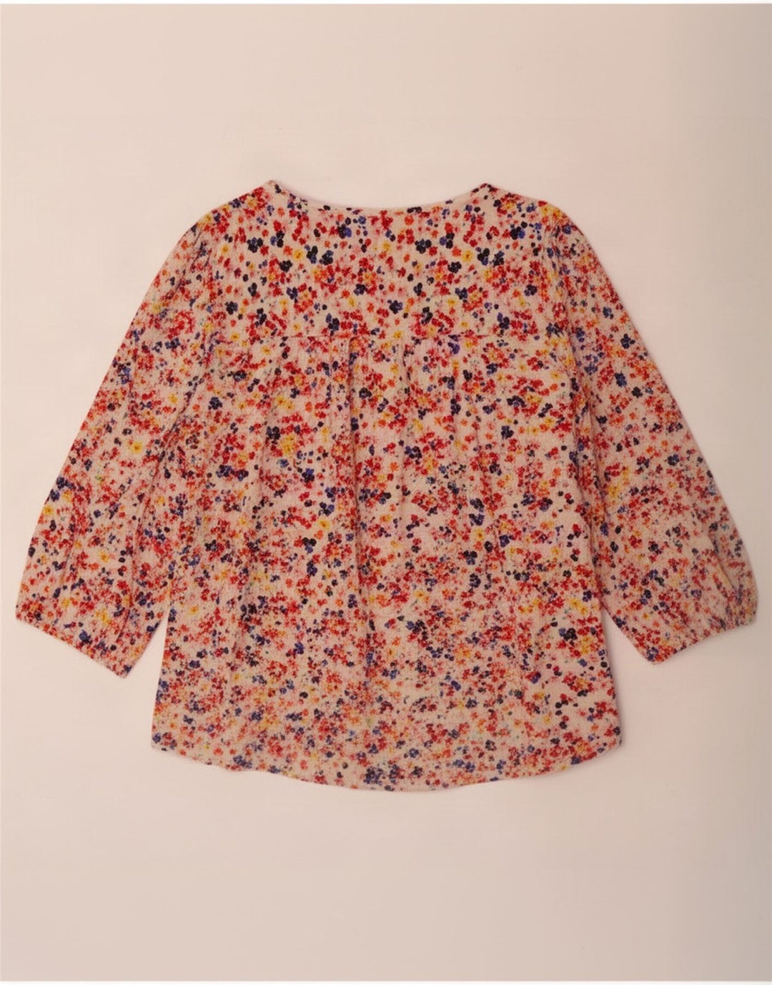 Marks & Spencer Blusa de Manga 3/4 para Mujer UK 40 XL Multicolor