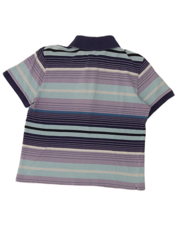 Polo Lacoste para hombre talla 5 grande algodón a rayas multicolor