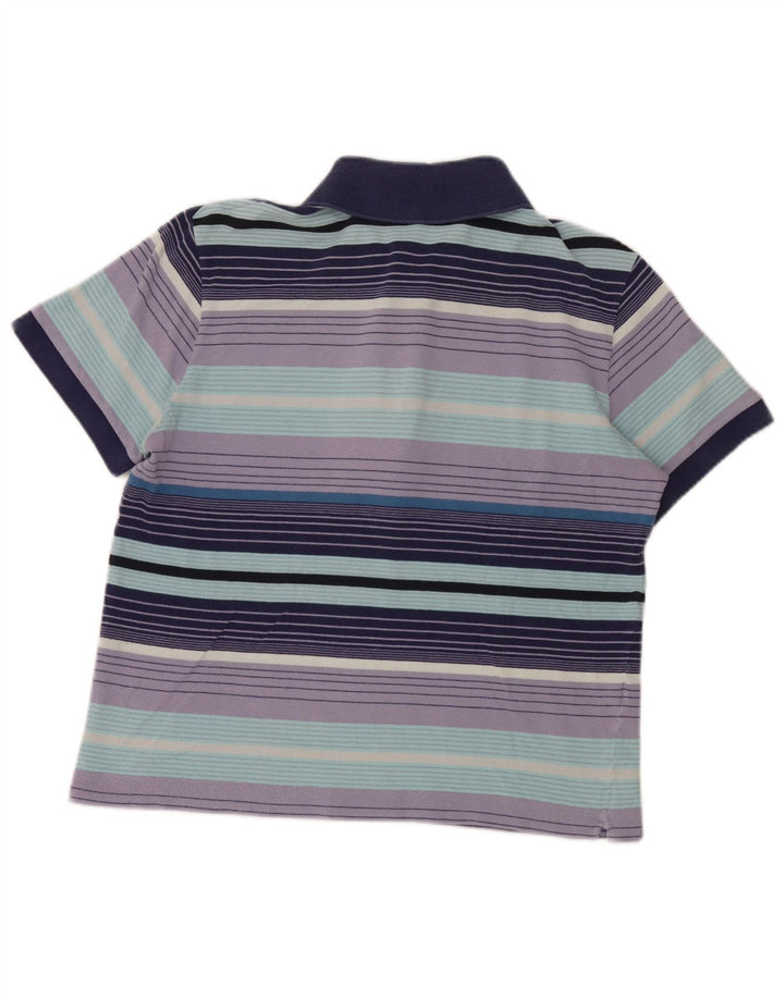 Polo Lacoste para hombre talla 5 grande algodón a rayas multicolor
