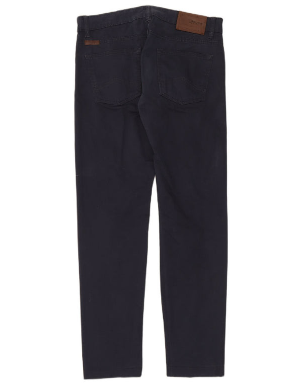 Marlboro Classics Pantalones casuales delgados para hombre W32 L31 Azul marino