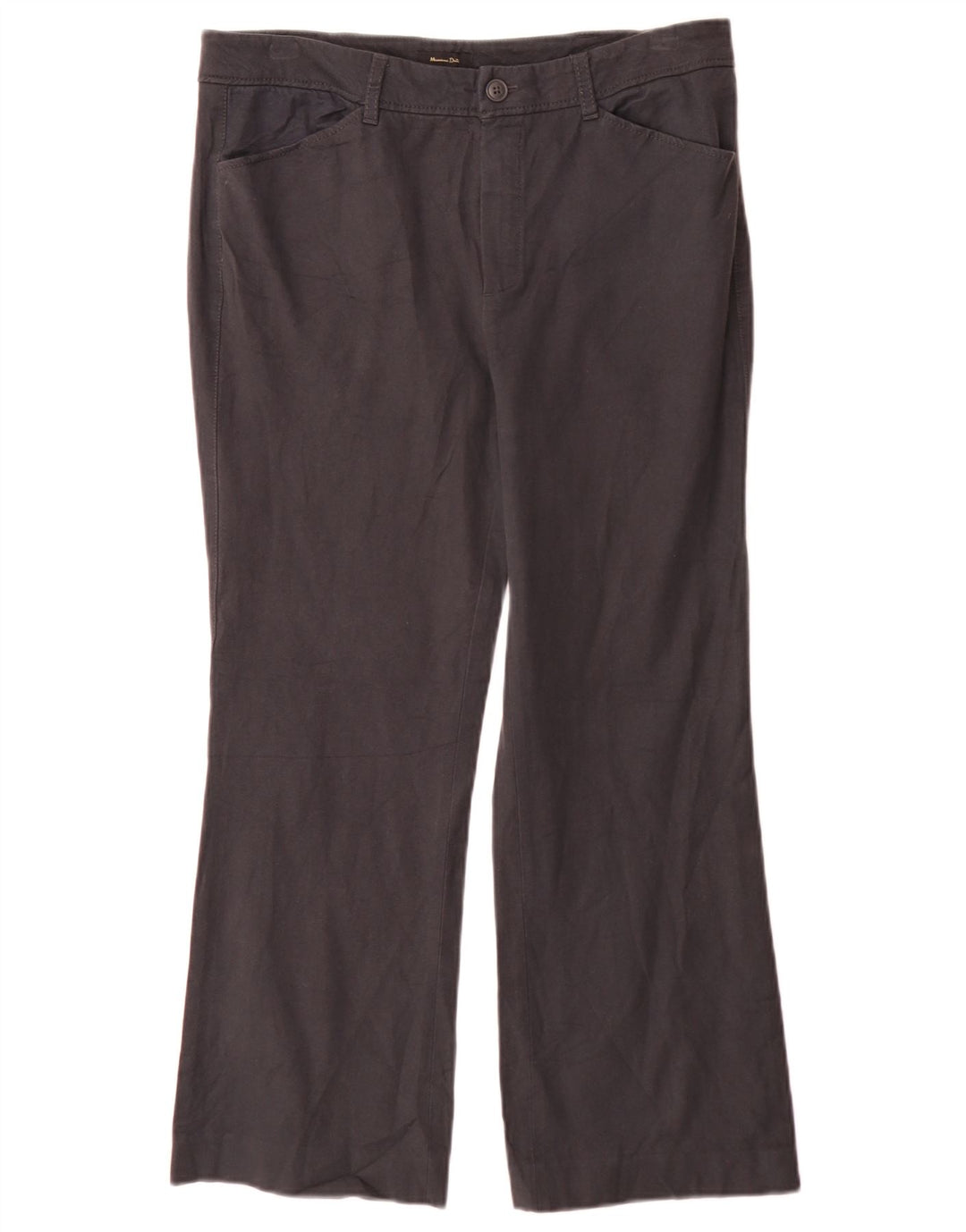 Massimo Dutti Pantalones Casuales Bootcut para Mujer EU 42 Large W32 L27 Gris