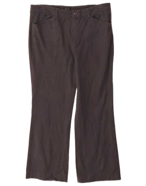Massimo Dutti Pantalones Casuales Bootcut para Mujer EU 42 Large W32 L27 Gris