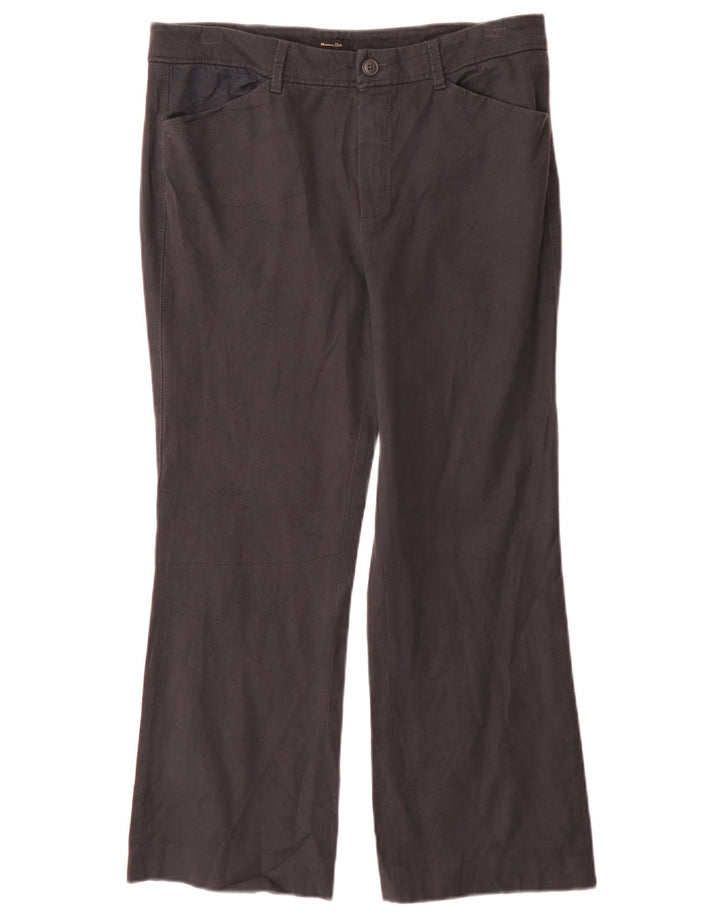 Massimo Dutti Pantalones Casuales Bootcut para Mujer EU 42 Large W32 L27 Gris