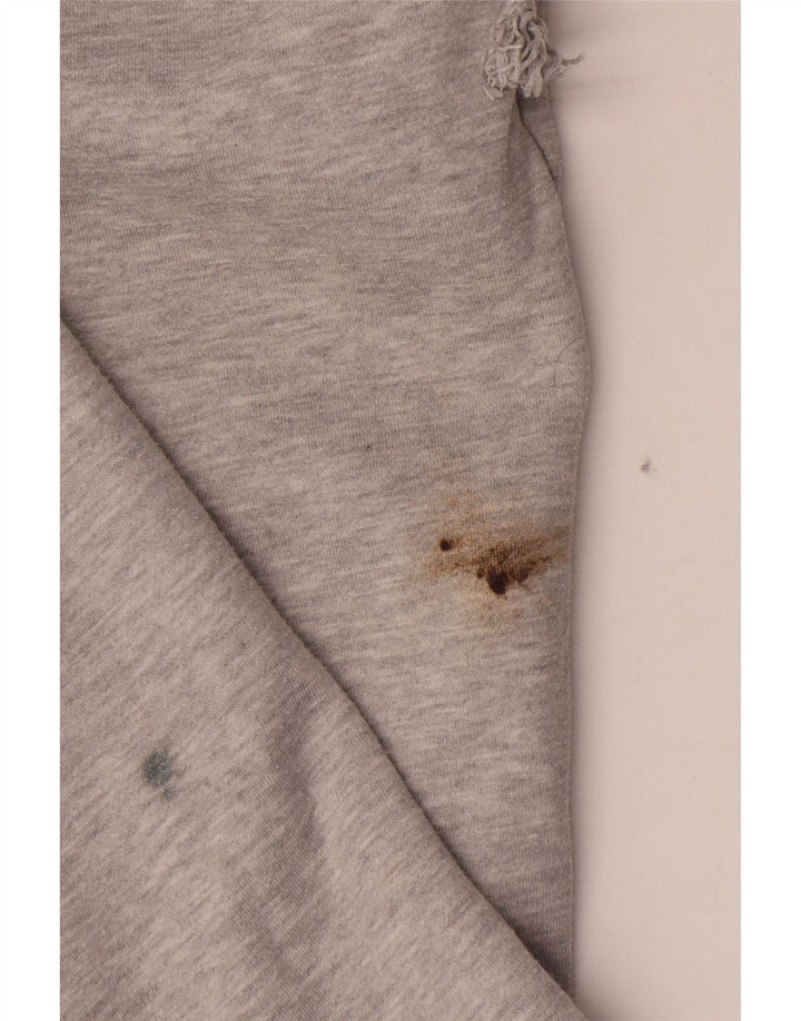Zara Pantalones De Chándal Para Mujer UK 44 Grande Poliéster Moteado Gris