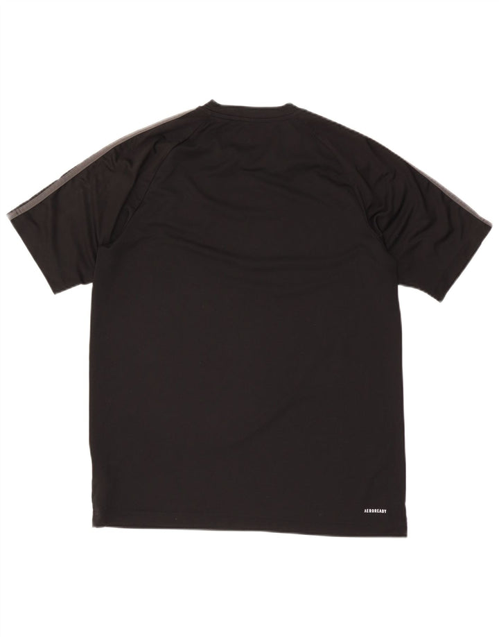 Adidas Hombre Aeroready Camiseta Top Mediano Negro Poliéster