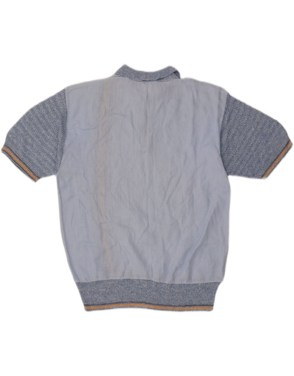 Rodrigo Polo Hombre IT 50 Lino Rayas Azul Medio