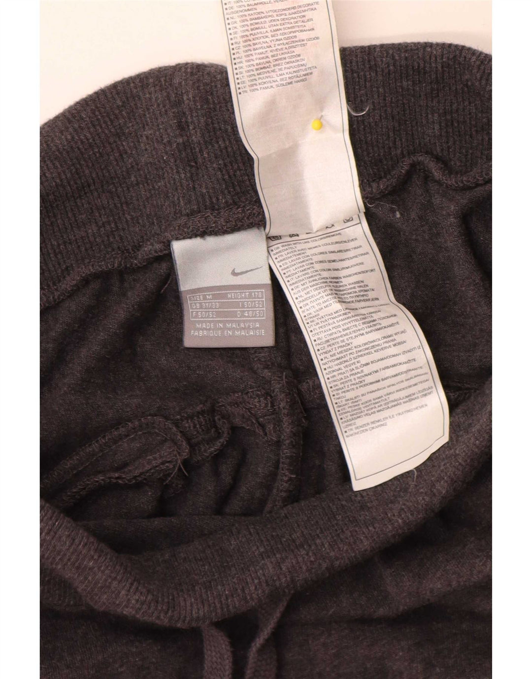 Pantalón De Chándal Nike Mujer Gris Medio Algodón
