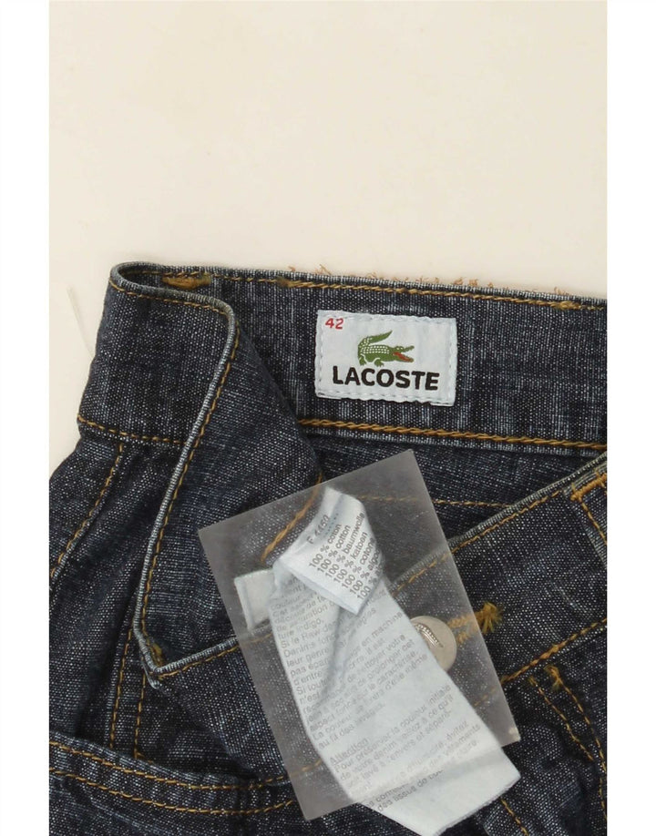 Lacoste Jeans rectos para hombre Talla 42 Mediano W32 L28 Algodón azul marino