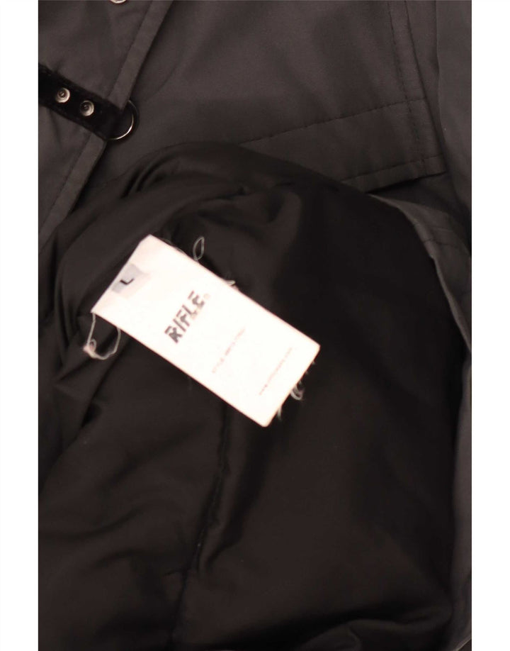 Rifle Parka para hombre UK 40 Large Gris Algodón