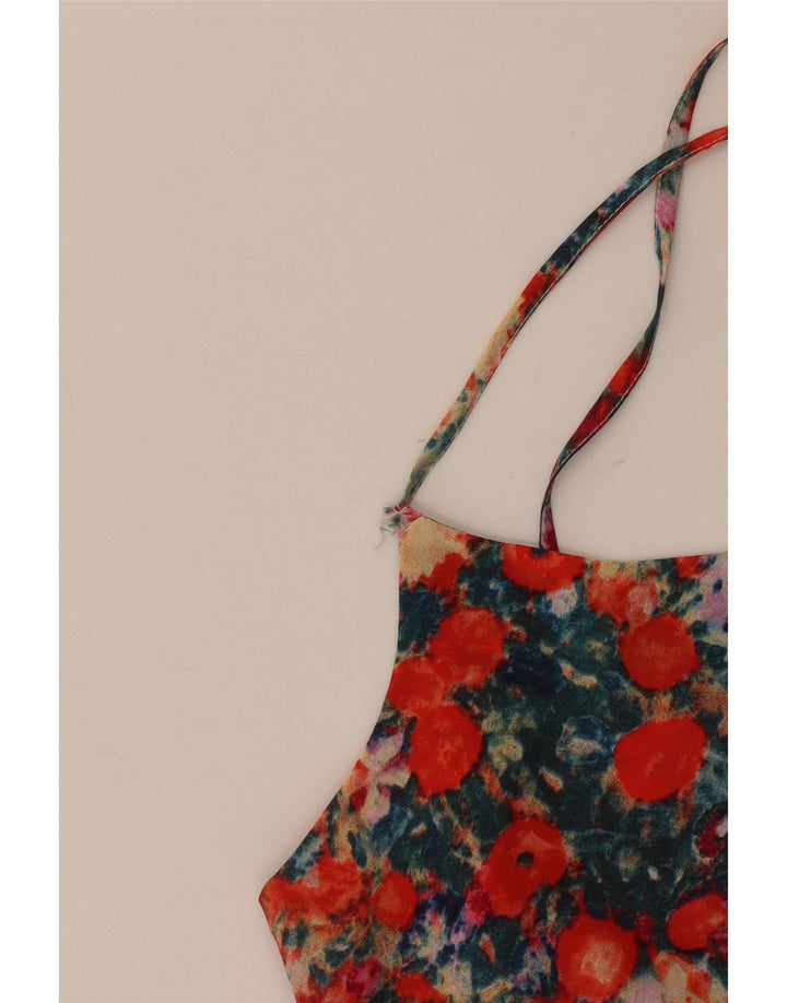Oasis Mujer Cami Top UK 40 Pequeño Poliéster Floral Multicolor