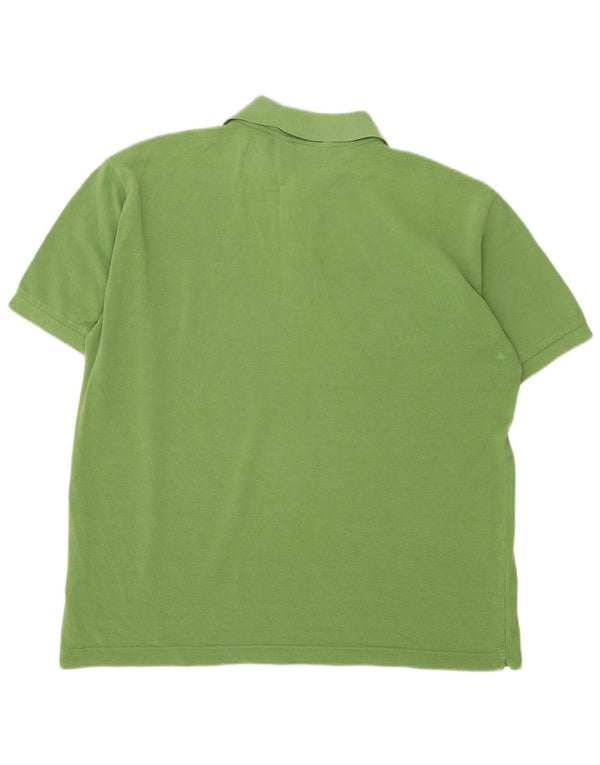 Kappa Polo Hombre Grande Verde Algodón