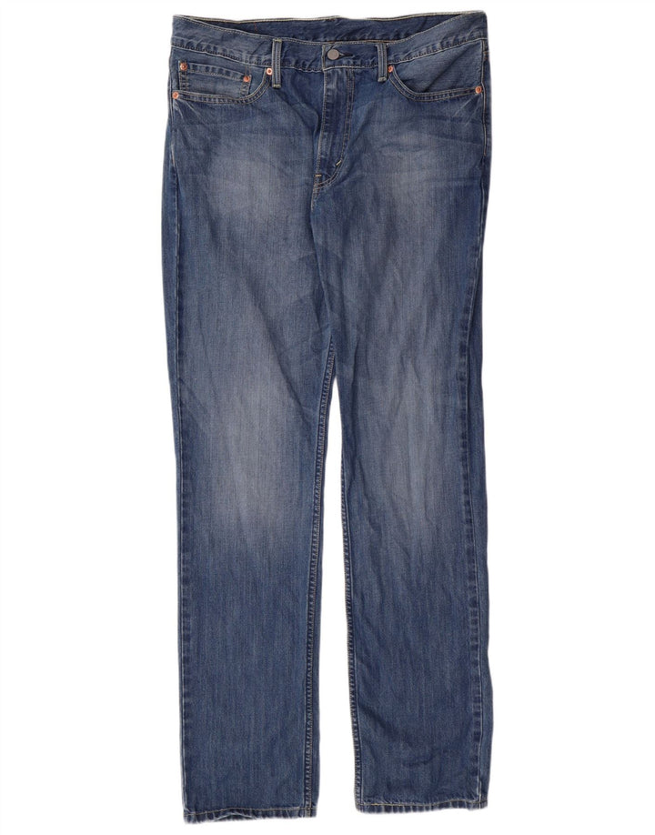 Levi's Hombre 511 Slim Jeans W36 L34 Algodón Azul