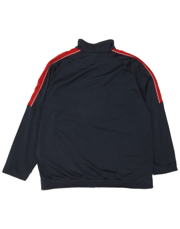 Reebok Hombre Chándal Top Jacket XL Azul Marino Colorblock