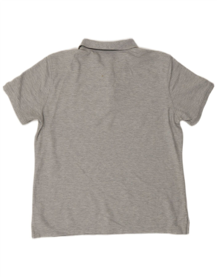 L.L.BEAN Polo para mujer UK 44 Algodón moteado gris medio