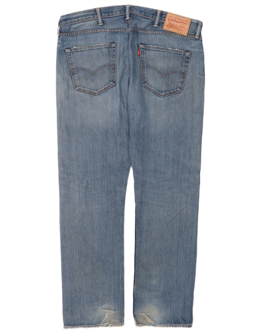 Levi's Vaqueros rectos 501 para hombre W38 L32 Algodón azul
