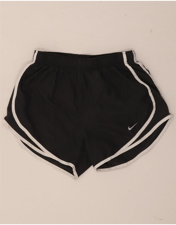 Nike - Pantalones cortos deportivos Dri Fit para mujer, talla 8, color gris
