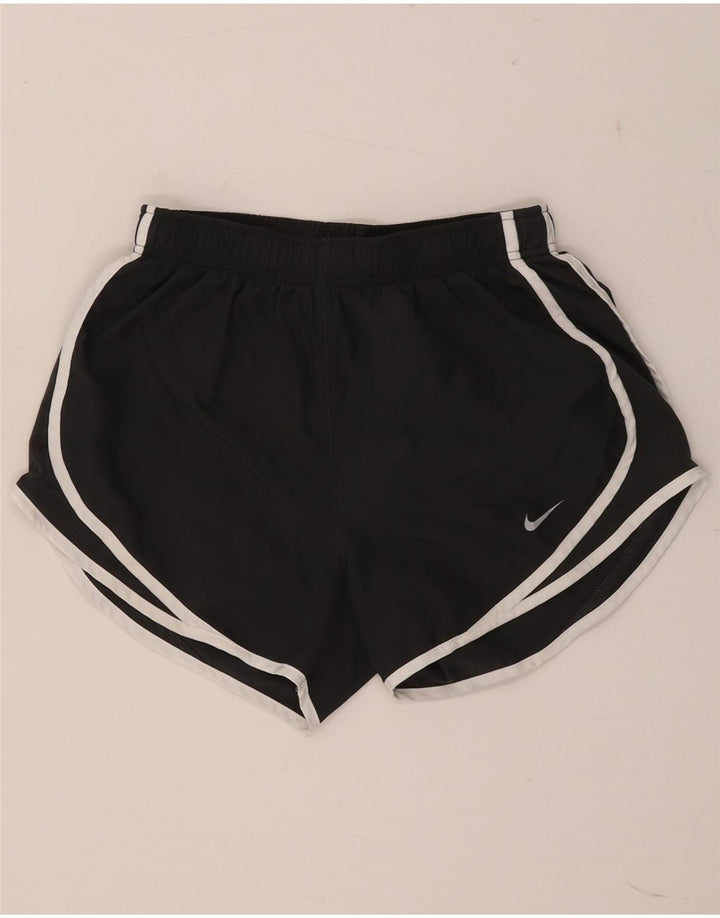Nike - Pantalones cortos deportivos Dri Fit para mujer, talla 8, color gris