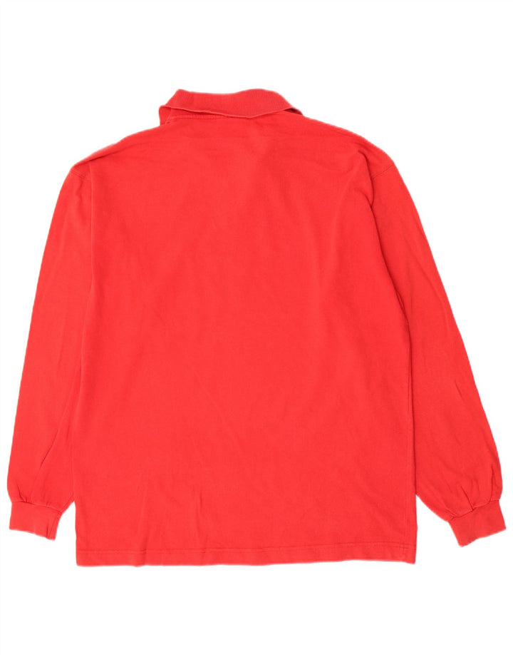North Sails Polo De Manga Larga Para Hombre Algodón Rojo Medio