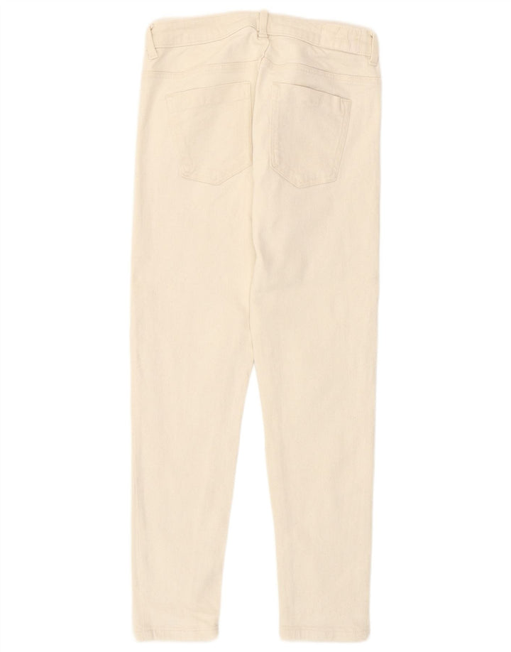 Zara Vaqueros Pitillo Mujer EU 40 Mediano W30 L27 Beige